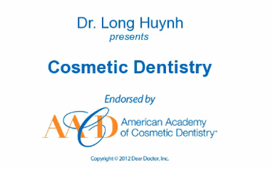 Image showing the AACD accreditation of Dr. Long Huynh.