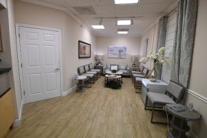 Photo of one of the reception areas at Park Family and Cosmetic Dentistry.